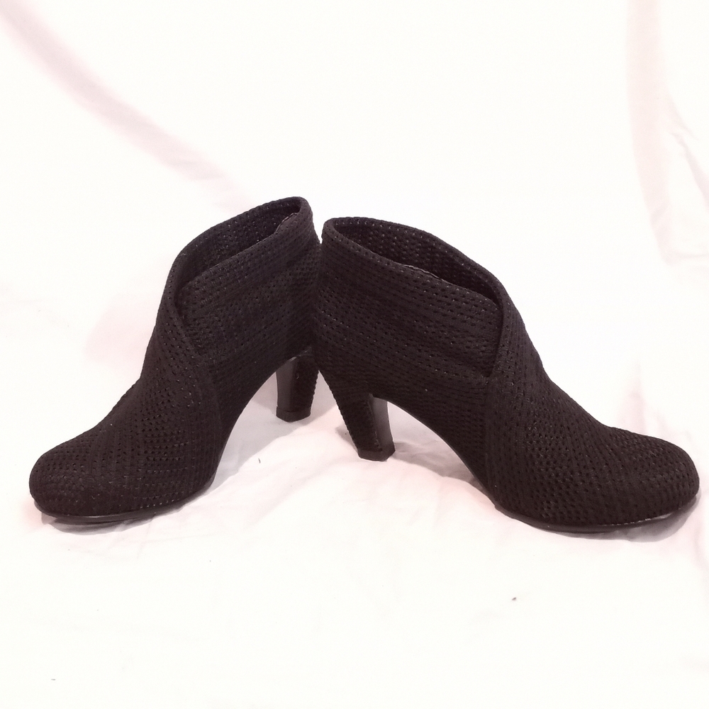 UNITED NUDE Woven Elastic "Foldover" Ankle Bootie - Picture 7 of 9